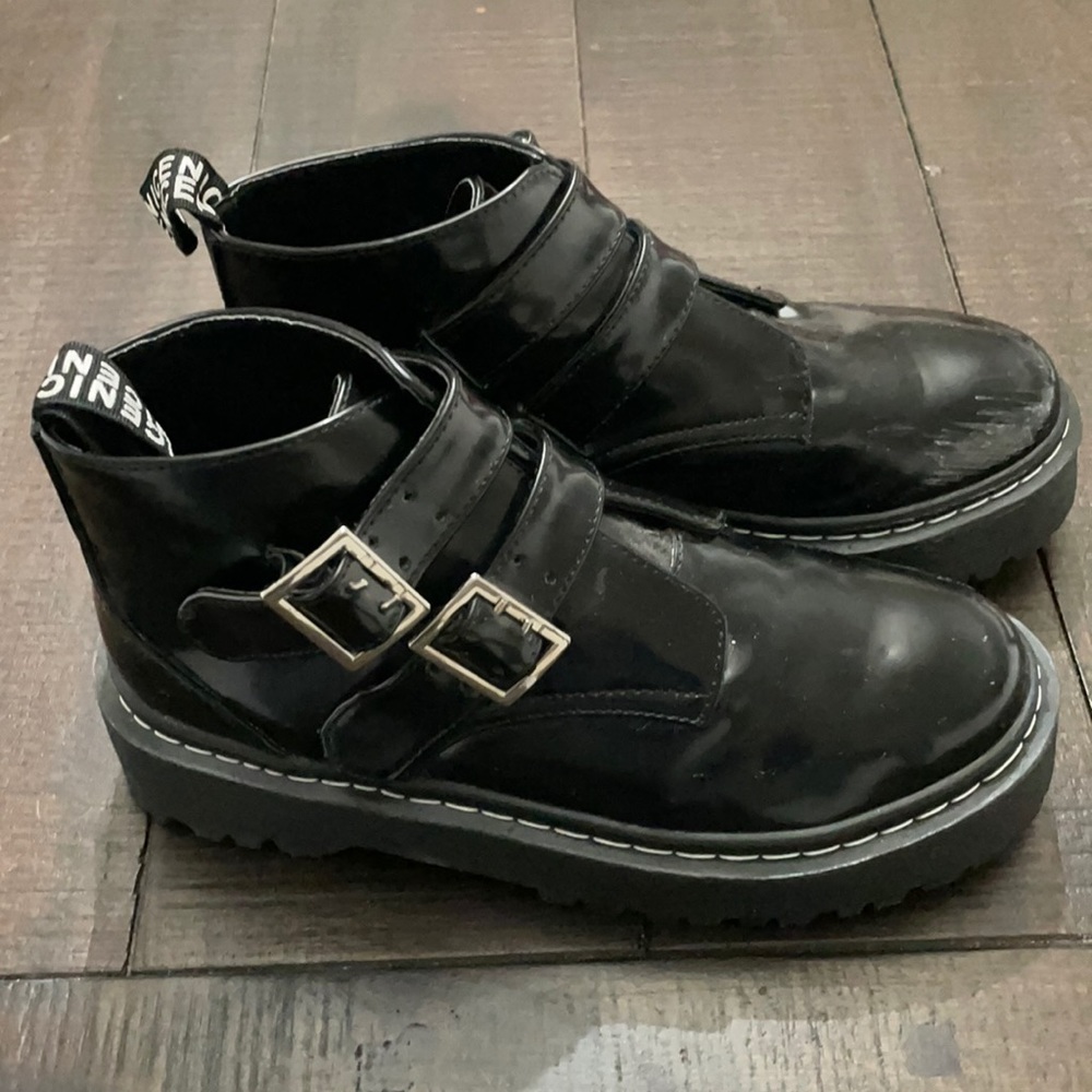Patent Leather Booties